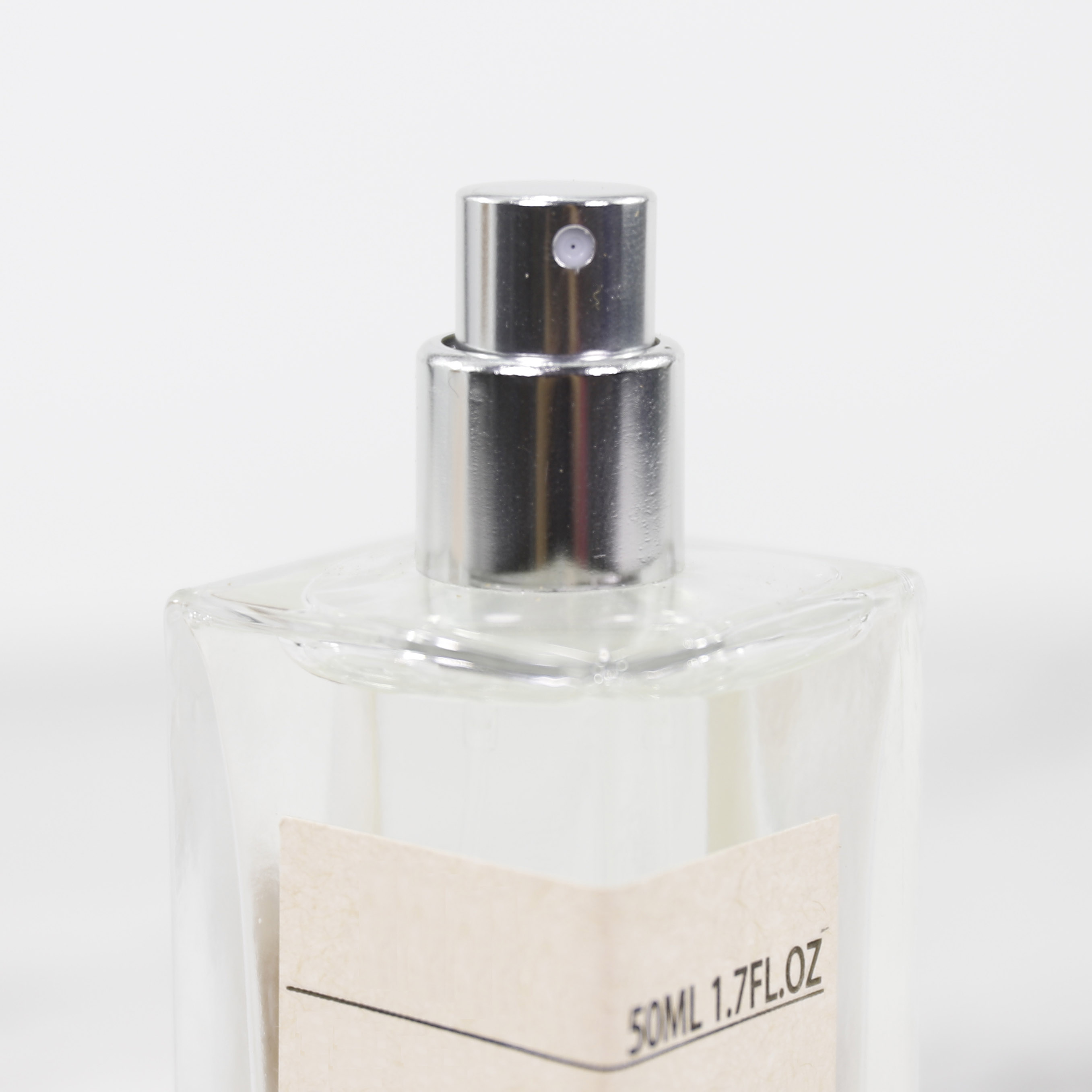Wholesale Cosmetic Packaging 50ml Spray Glass Perfume Bottle With Bamboo Cover