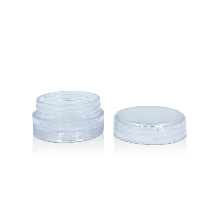 Wholesale Cosmetic Packaging Mini Sample Skin Care Cream 5g Clear Plastic Jar