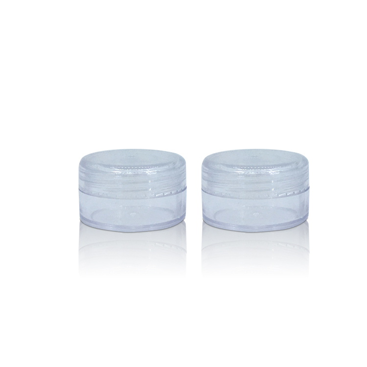 Wholesale Cosmetic Packaging Mini Sample Skin Care Cream 5g Clear Plastic Jar