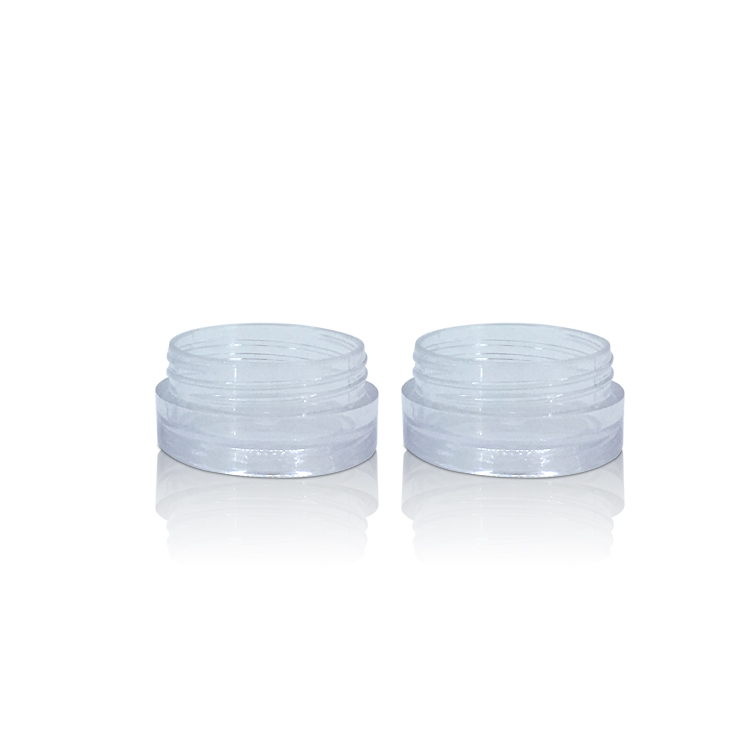 Wholesale Cosmetic Packaging Mini Sample Skin Care Cream 5g Clear Plastic Jar