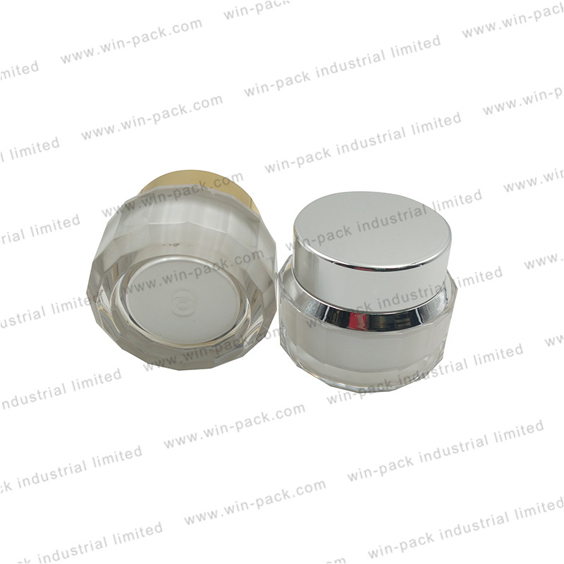 Wholesale Cosmetic Packaging Private Label Face Cream Acrylic Jar 30g Skin Care Cream
