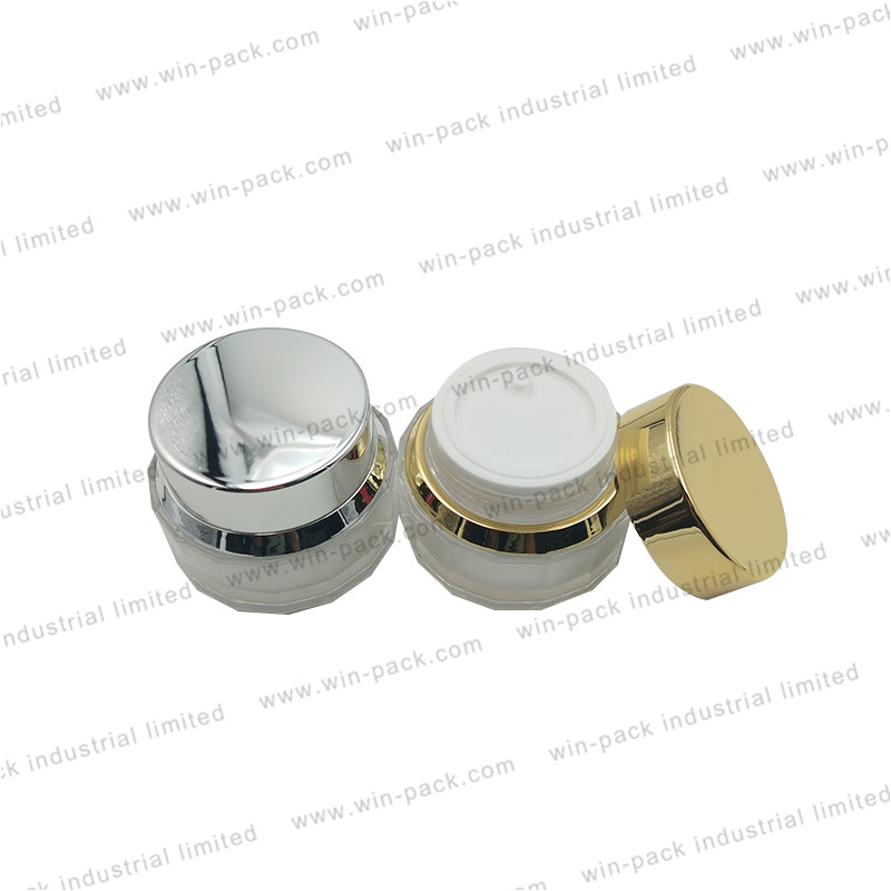 Wholesale Cosmetic Packaging Private Label Face Cream Acrylic Jar 30g Skin Care Cream
