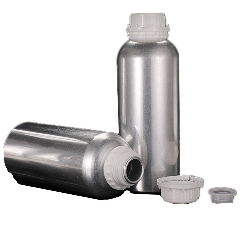 Wholesale Cosmetic Packaging Spray Bottle 1000ml Aluminium Spray Bottle Metal Aluminum Bottle Essential Oil Screen Printing