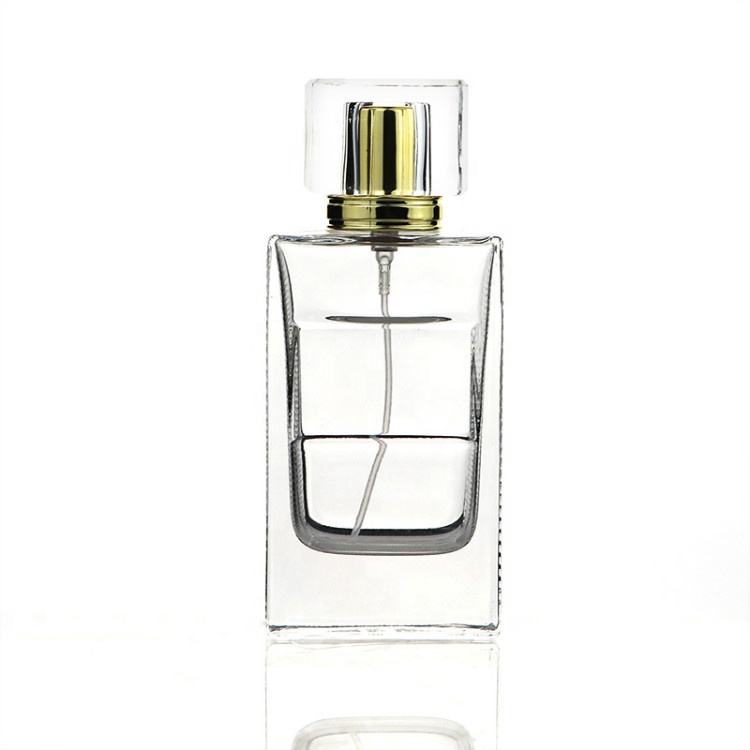 Wholesale Cosmetics Packaging Luxury 55ml Frosted Glass Perfume Bottles With Spray