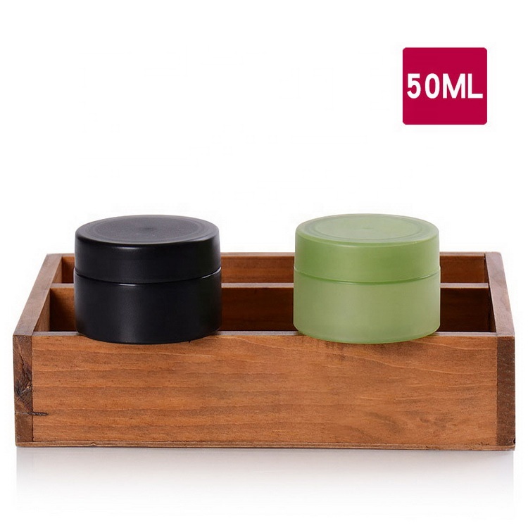 Wholesale Cream Container 50g Frosted Plastic Jar for Aloe Vera Gel