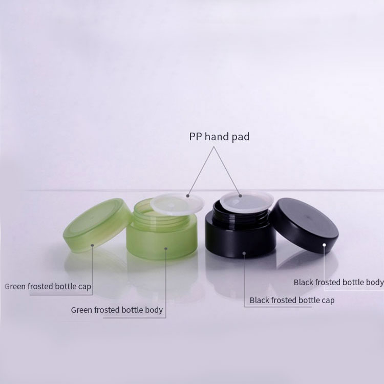 Wholesale Cream Container 50g Frosted Plastic Jar for Aloe Vera Gel