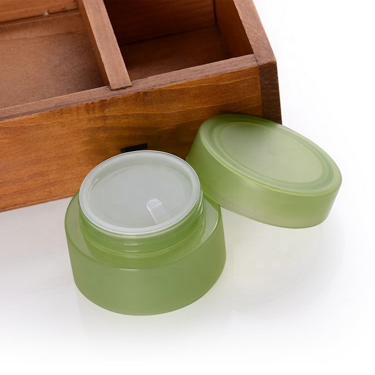 Wholesale Cream Container 50g Frosted Plastic Jar for Aloe Vera Gel