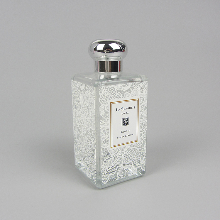 Wholesale Custom 100ml Square Perfume Empty Spray Glass Bottle Fragrance Bottle Glass