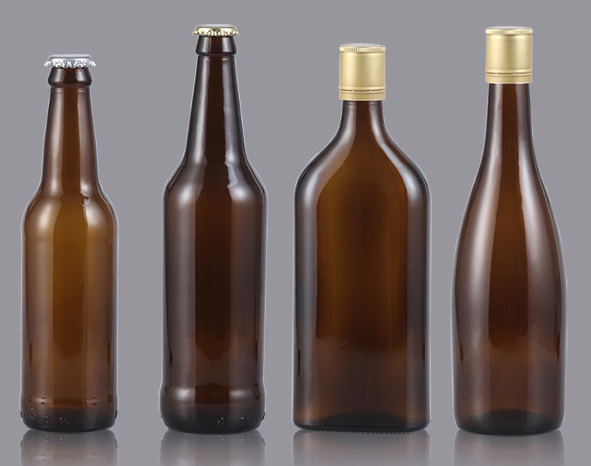 Wholesale Custom 12oz 250ml 750ml Clear Amber Empty Swing Top Beer Glass Bottles