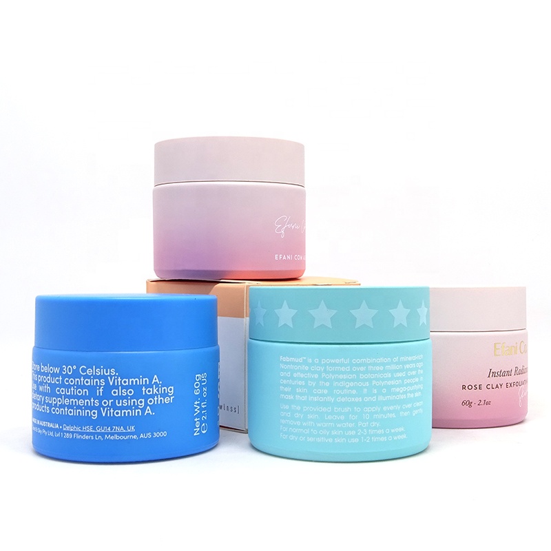 Wholesale Custom 15g 30g 50g Ceramic Cream Opal White Glass Cosmetic Jars with Plastic Lid