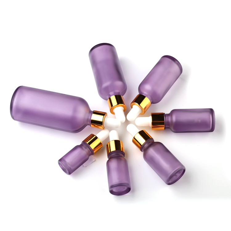 Wholesale Custom 20ml 50ml 100ml Frosted Glass Dropper Bottle Glass Dropper Oil Bottles For Essential Oil Essence