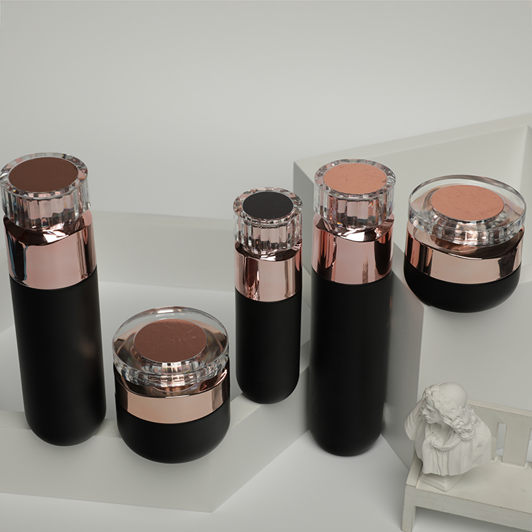 Wholesale Custom 40ml 100ml 120ml Lotion Bottle Glass Set And Eye Cream Jars Cosmetic Container Bottle Glass Packaging