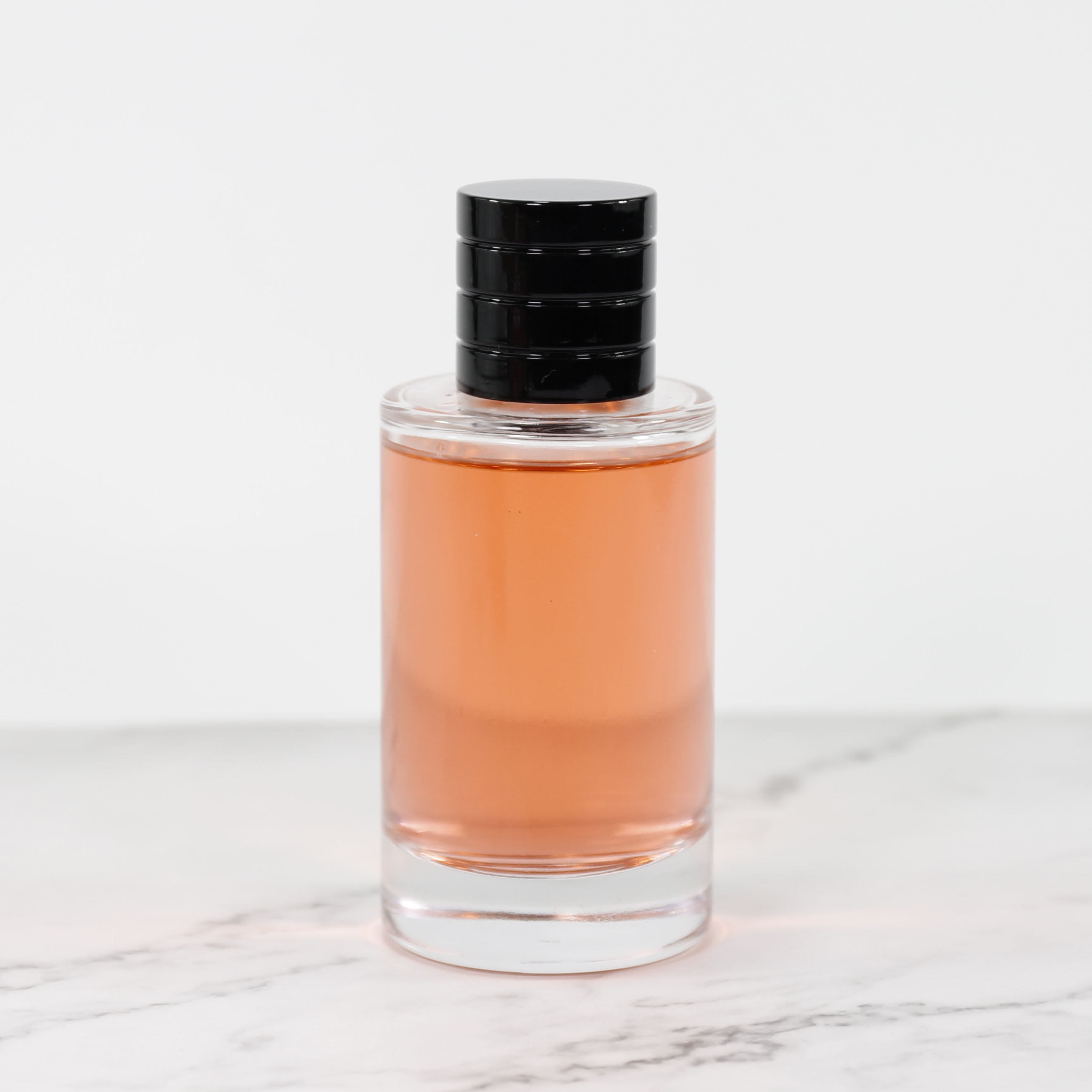 Wholesale Custom 50ml 100ml Round Empty Transparent Glass Perfume Oils Bottles