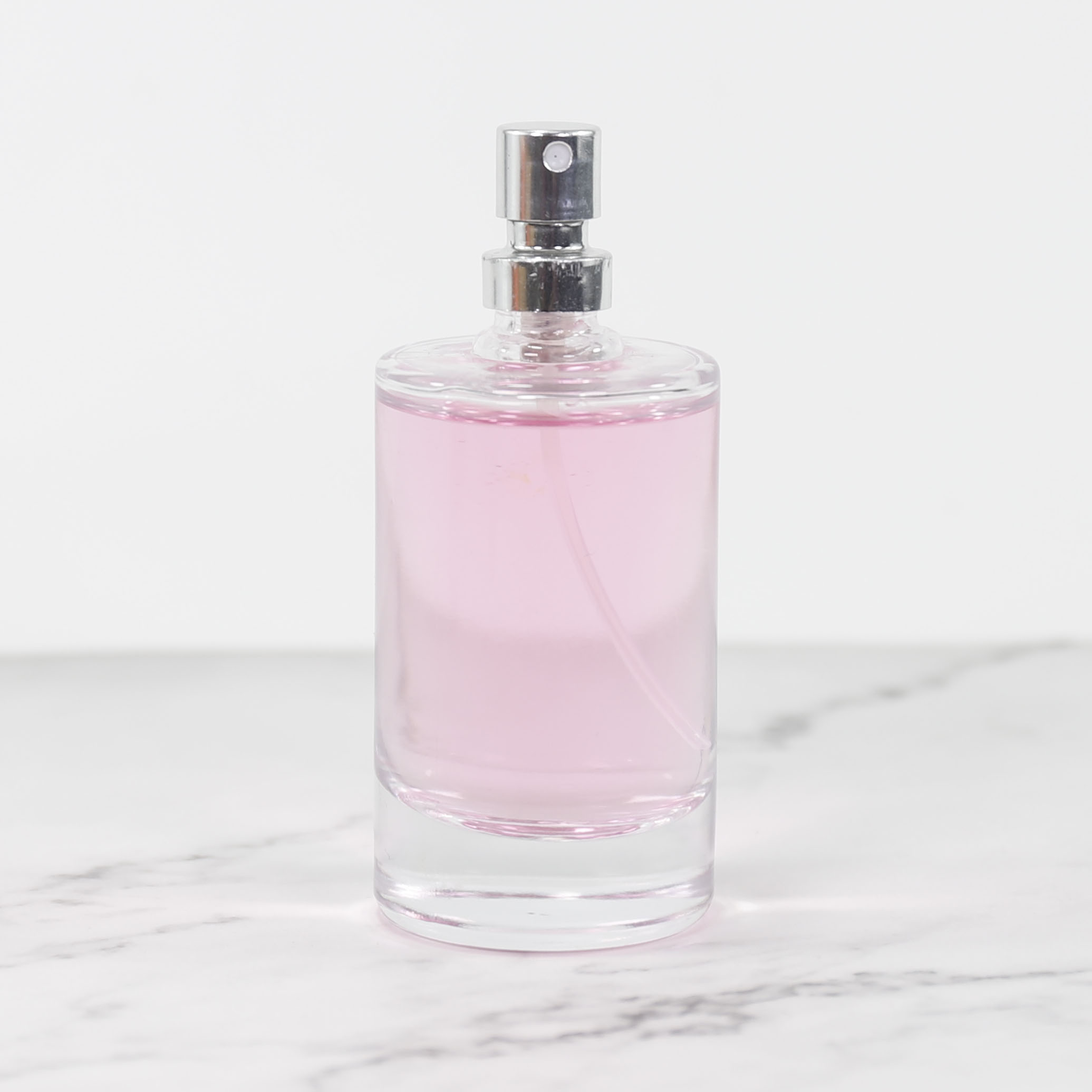 Wholesale Custom 50ml 100ml Round Empty Transparent Glass Perfume Oils Bottles