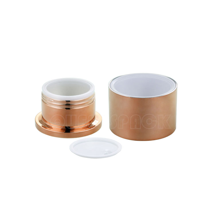 Wholesale Custom Brand Logo Cosmetic Container Face Cream Jar 30ML 50ML Acrylic Cream Jar
