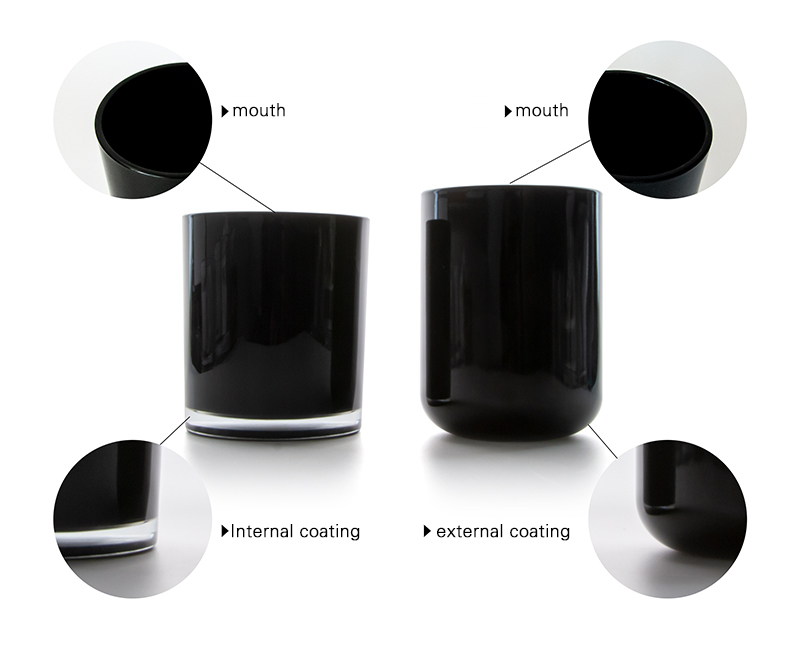 Wholesale Custom Ceramic Lead-Free Empty Glass Candle Jar With Lid ceramic mat candle holder Marble Ceramic Scented Candle