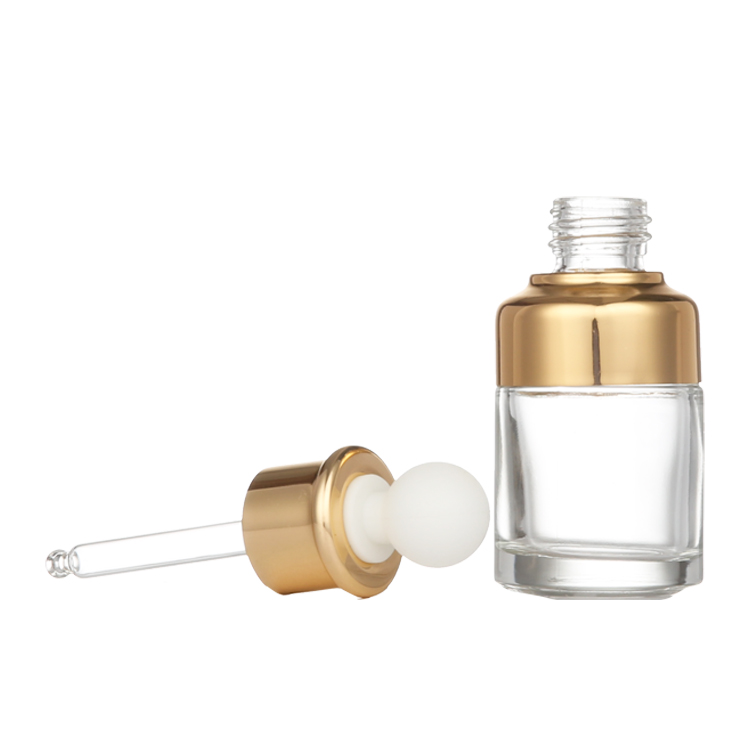 Wholesale Custom Cylindrical Empty 30ml Glass Dropper Bottles Packaging