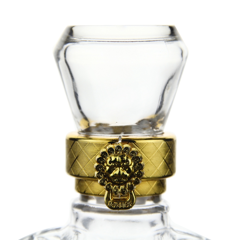 Wholesale Custom Empty Liquor Bottle Glass Vodka Whisky Liquor Glass Bottle For Liquor Art Bottle