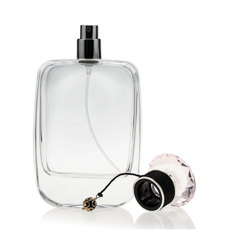 Wholesale Custom Empty Refillable Glass Spray Packaging Perfume Bottles with Cover