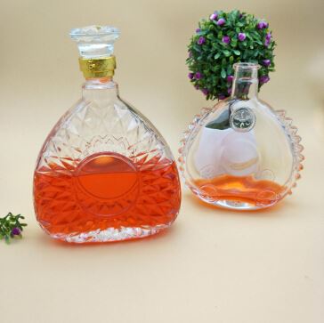 Wholesale Custom Empty XO Whisky Bottle Wine 750Ml Glass Liquor Bottle