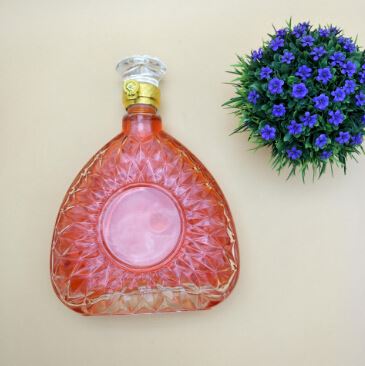 Wholesale Custom Empty XO Whisky Bottle Wine 750Ml Glass Liquor Bottle