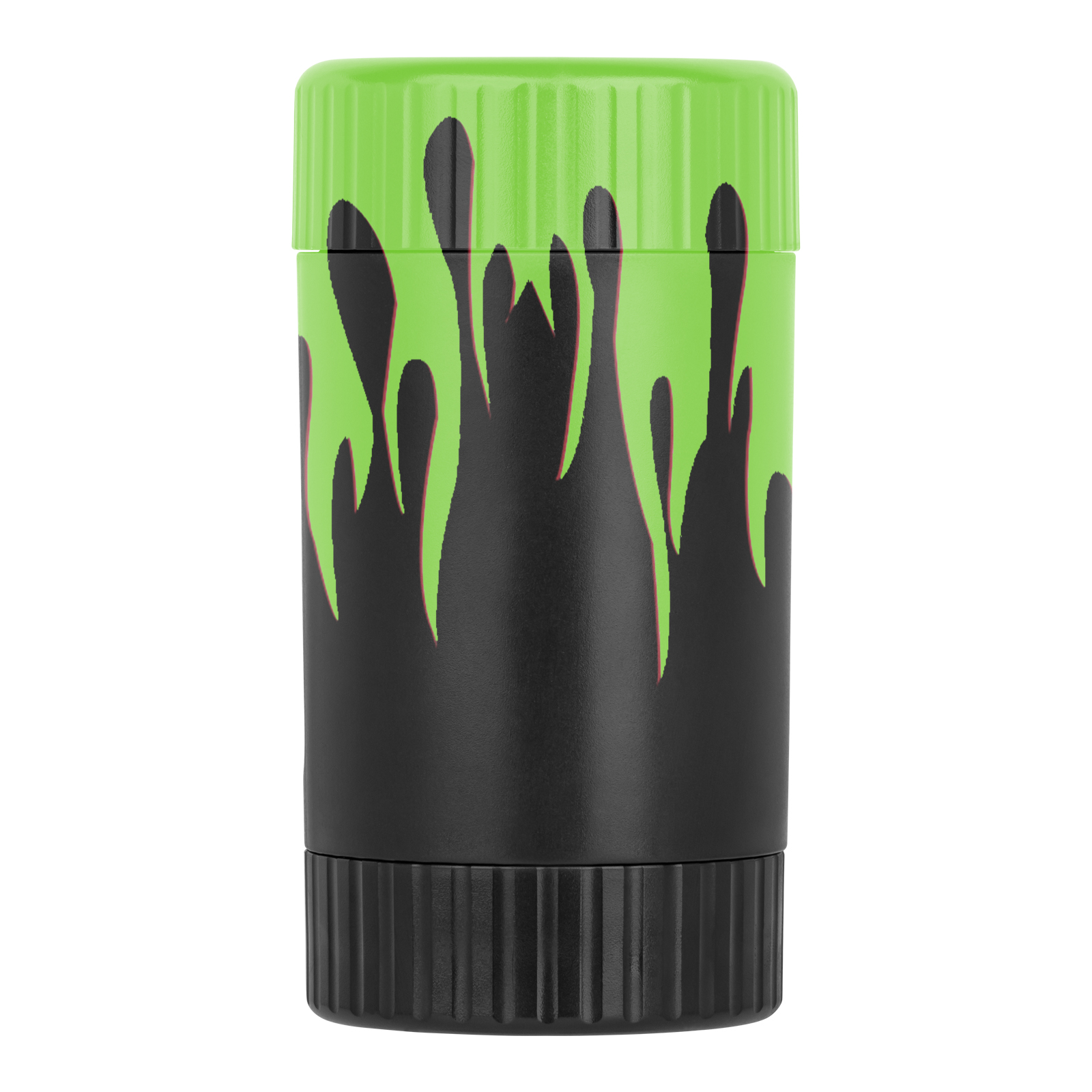 Wholesale Custom Glowing LED Jar Stash Magnifying Jar Plastic Light UpJar Smoking Accessories with Herb Grinder and Smoke Pipe