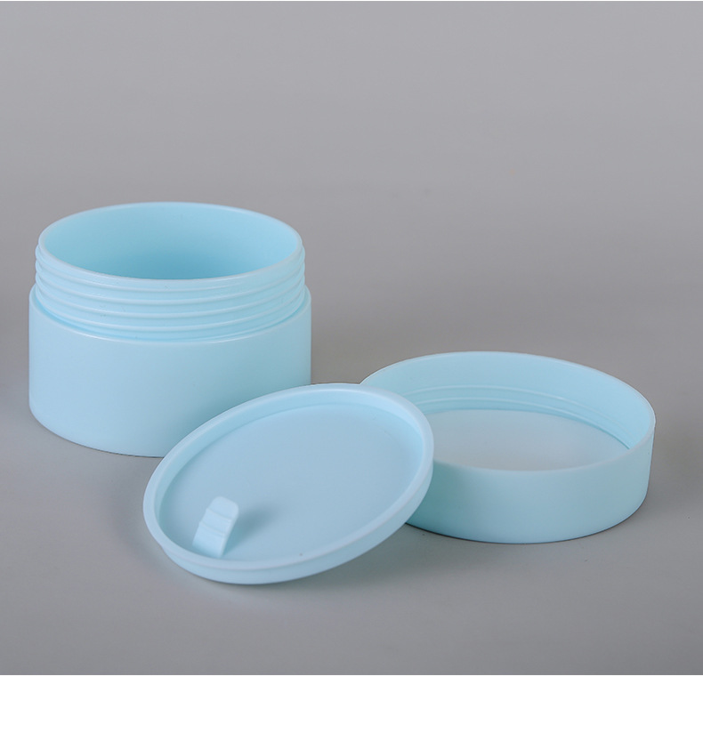 Wholesale Custom Logo 50g White Pink Blue Black Colorful Empty PP Plastic Cream Jar