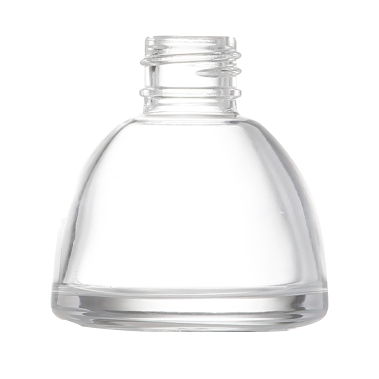Wholesale Custom Logo Clear Flat Ellipse Oil Glass Dropper Bottle 30ml