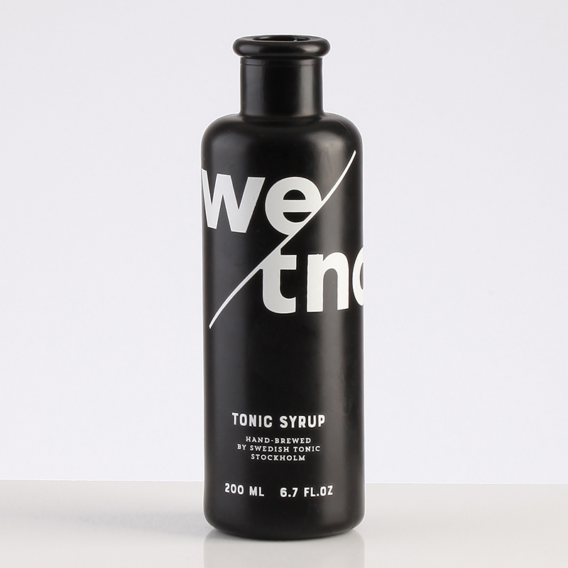 Wholesale Custom Matte Black 200ml 500ml Frosted Glass Bottle For Liquor