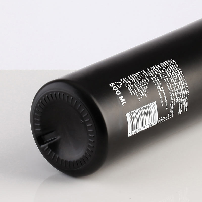 Wholesale Custom Matte Black 200ml 500ml Frosted Glass Bottle For Liquor