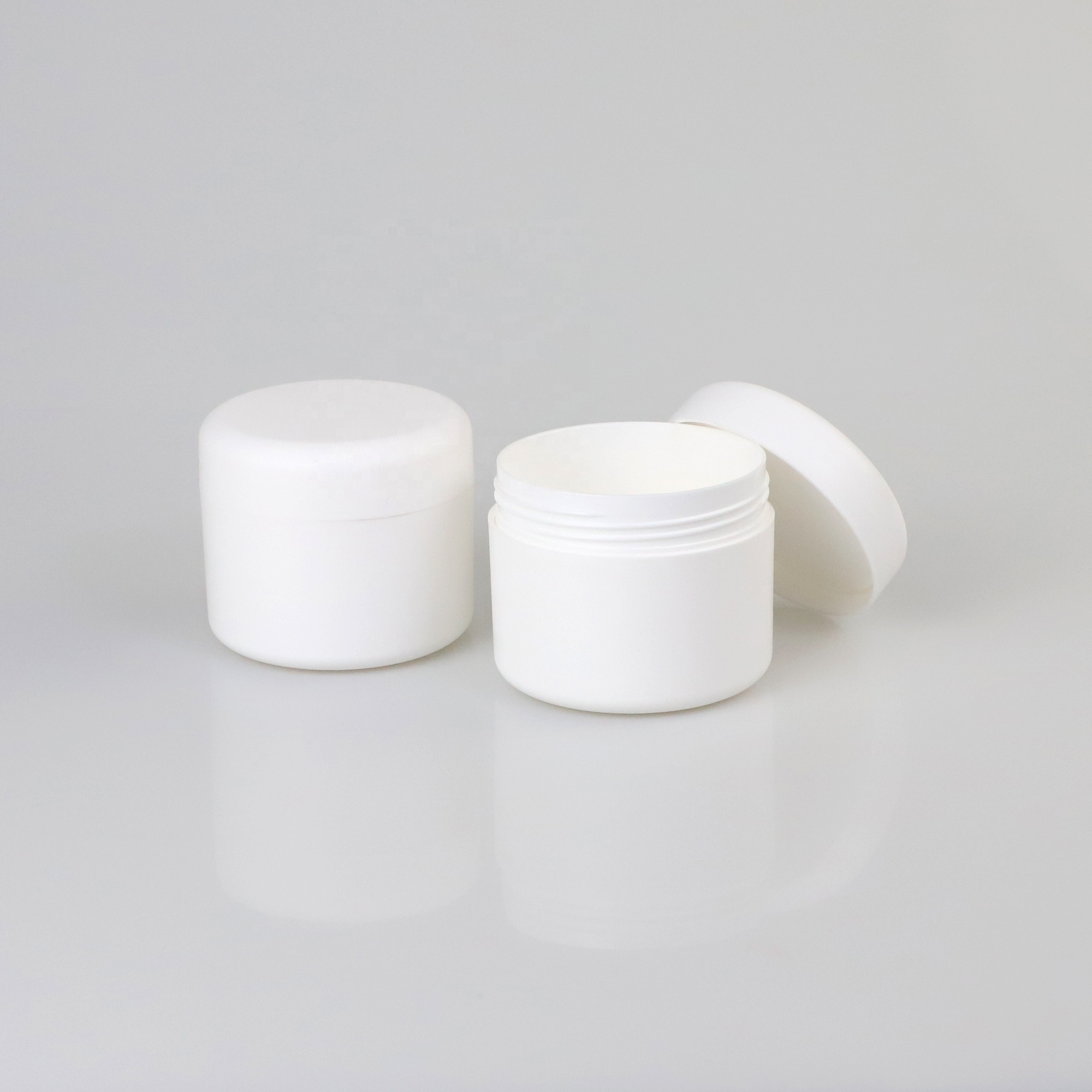Wholesale Custom Private Label 100g Plastic Cosmetic Cream Jars Double Wall Jar