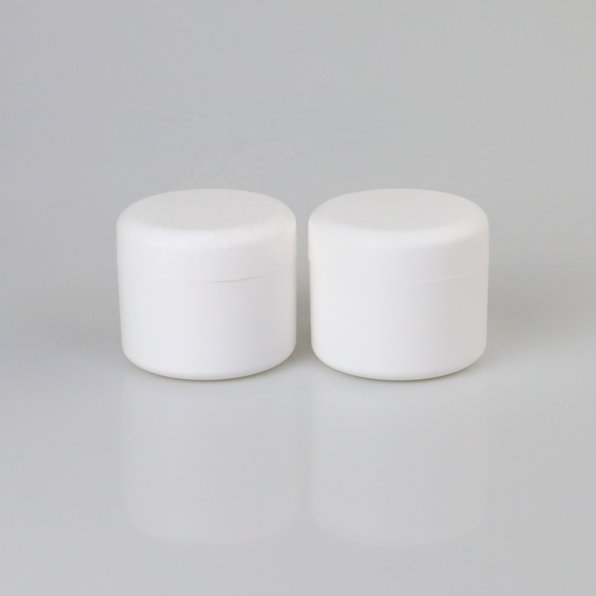 Wholesale Custom Private Label 100g Plastic Cosmetic Cream Jars Double Wall Jar