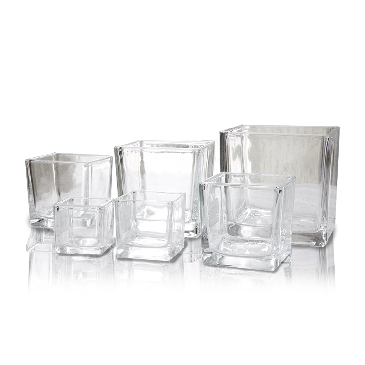 Wholesale Custom Scented Luxury frosted glass candle jar with wood lid