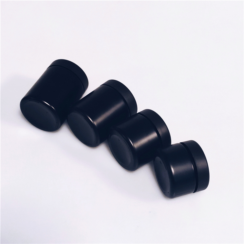 Wholesale Custom logo and printed 1oz 2oz 3oz 4oz Clear Weeds CBD Hemp Flower Childproof Glass Jar With Child Resistant Lid