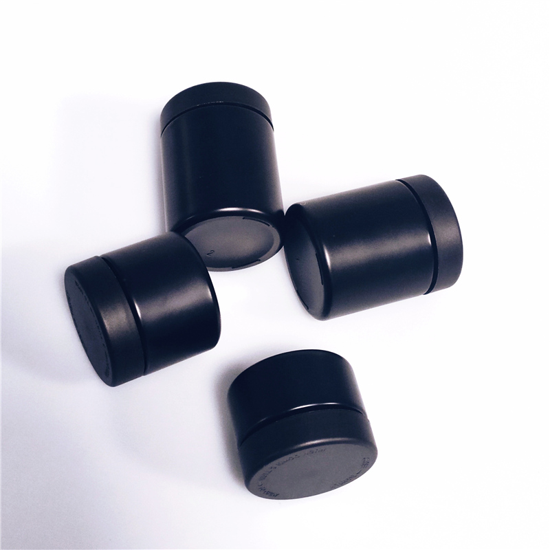 Wholesale Custom logo and printed 1oz 2oz 3oz 4oz Clear Weeds CBD Hemp Flower Childproof Glass Jar With Child Resistant Lid