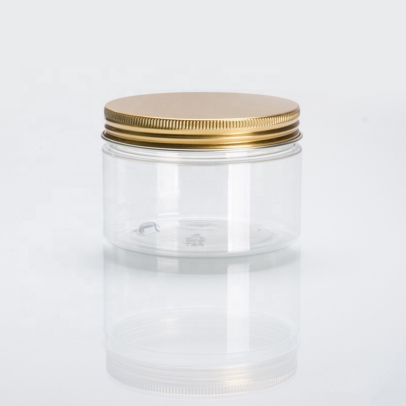 Wholesale Customize 100ml 120ml 150Mml 200ml 250ml 500ml Transparent PET plastic can matte cosmetics jars