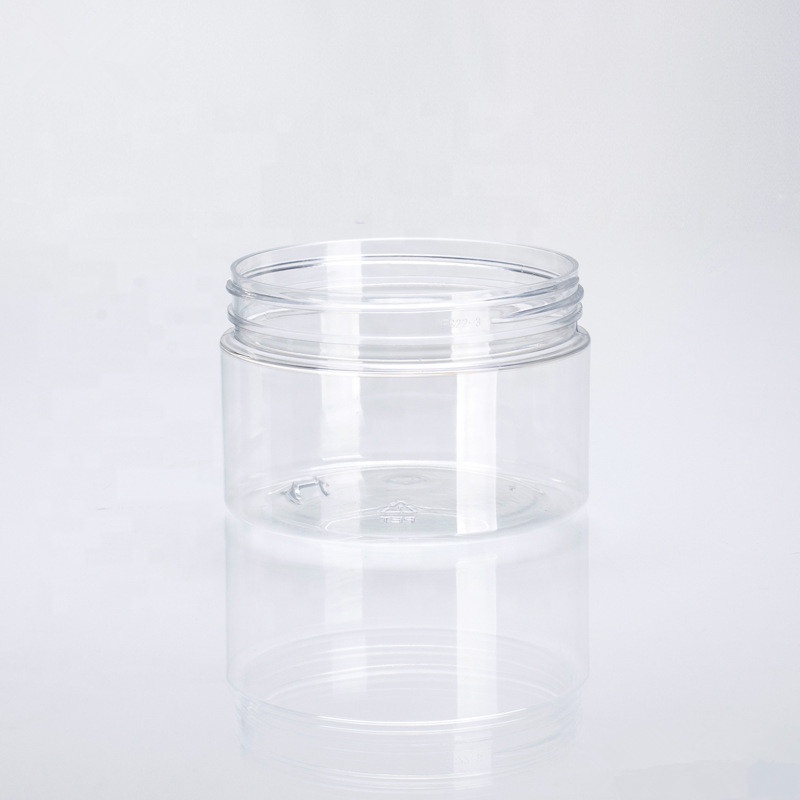 Wholesale Customize 100ml 120ml 150Mml 200ml 250ml 500ml Transparent PET plastic can matte cosmetics jars