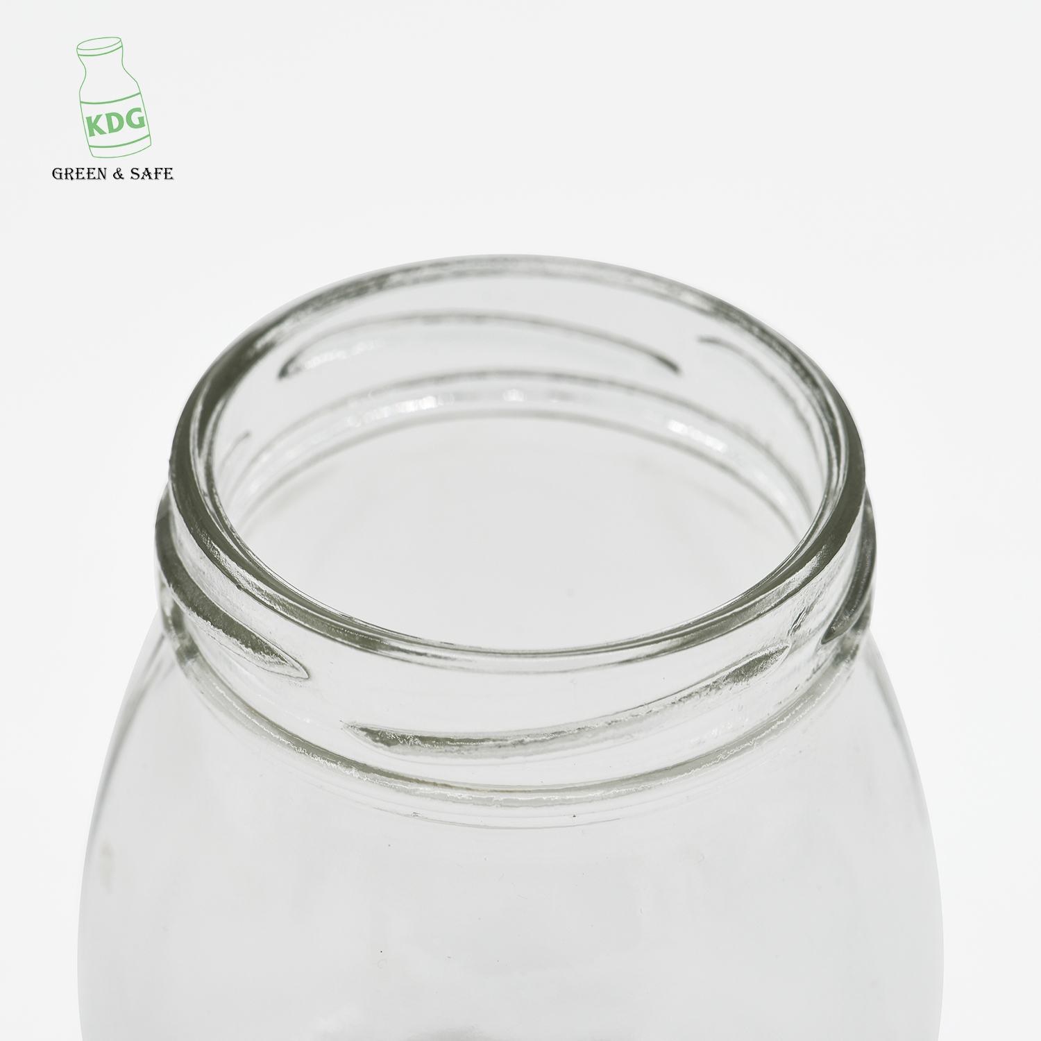 Wholesale Customize Cheap Empty Round Pudding Glass Jar Packaging