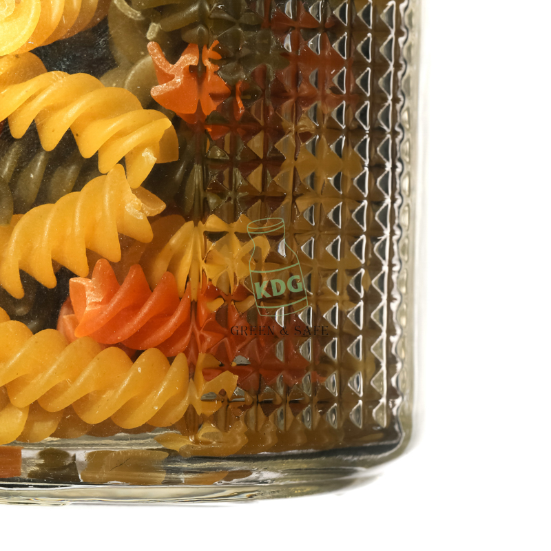 Wholesale Customize Food Package Round Empty 900ml Glass Jars and Bottles