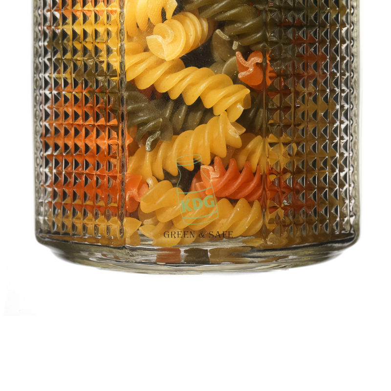 Wholesale Customize Food Package Round Empty 900ml Glass Jars and Bottles