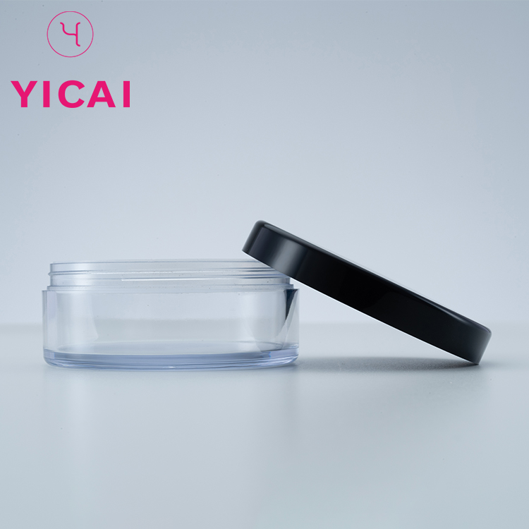 Wholesale Customized 10g 30g 50g Loose Powder Dip Powder Acrylic Round Jar With Sifter