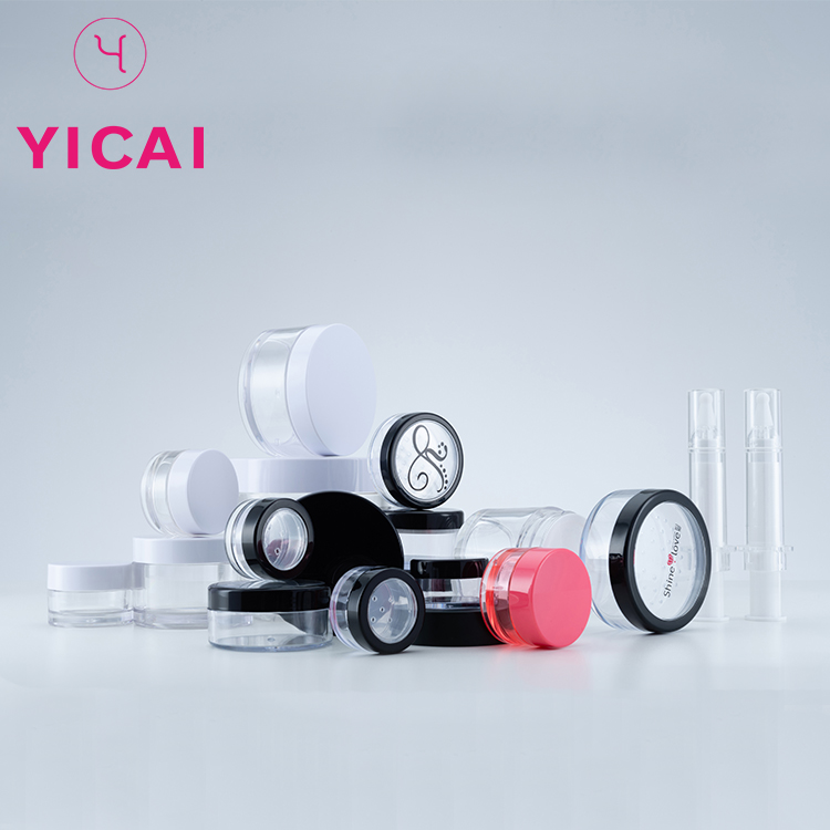 Wholesale Customized 10g Acrylic Clear Small Nail Powder Sifter Jar