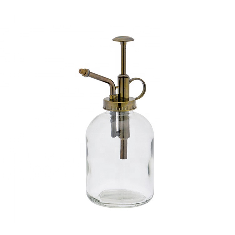 Wholesale Customized 300Ml Empty Clear Airless Pump Glass Shampoo Dispenser Spray Bottle With Lotion Pump Soap Factory China