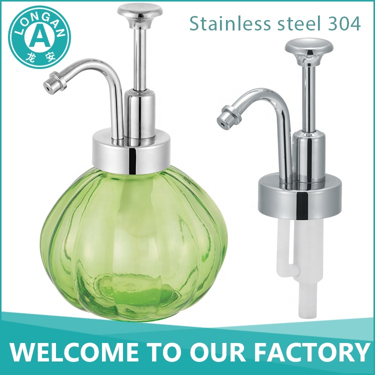 Wholesale Customized 300Ml Empty Clear Airless Pump Glass Shampoo Dispenser Spray Bottle With Lotion Pump Soap Factory China