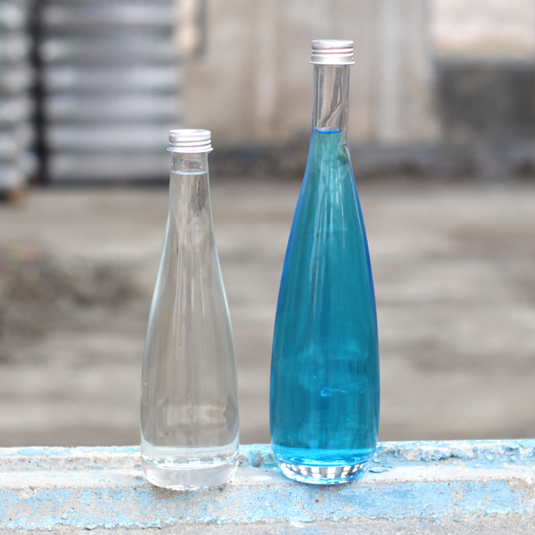 Wholesale Customized Color 250Ml 500Ml 300Ml Beverage Glass Bottle With Swing Top Cap