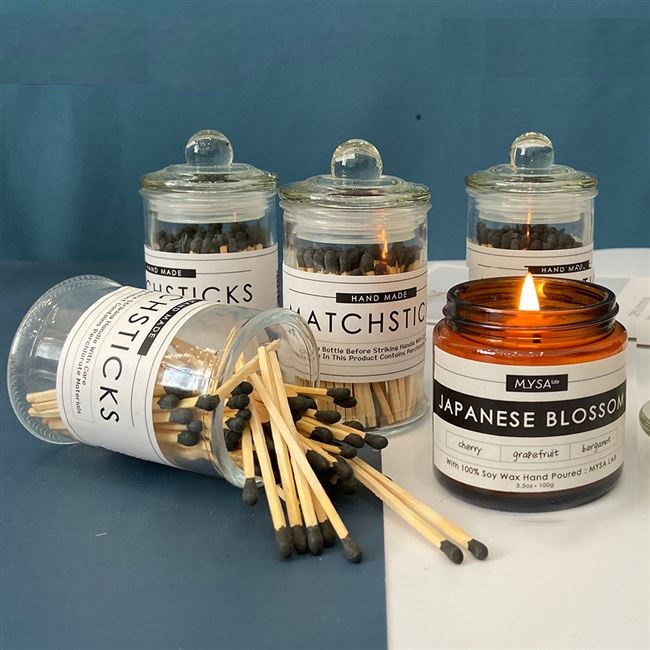 Wholesale Customized Empty Match GlassBottle Matchbox