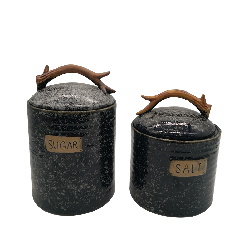 Wholesale Customized Food Ceramic Decorative Candy Jars Containers With Lid