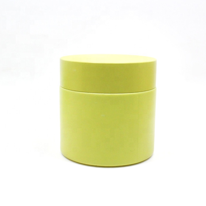 Wholesale Customized Green Cosmetic Packaging 50g Cream Glass Jar With Green Lid