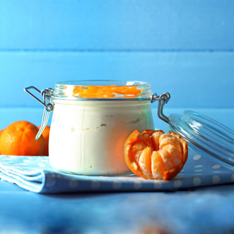 Wholesale Customized High Quality Clear Small Airtight Glass Storage Jar With Clip Top Lid For Food Honey Candy Caviar Jam