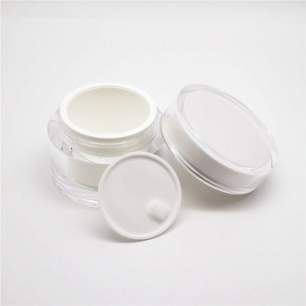 Wholesale Cute Plastic Empty Cream Jars CUSTOM Cosmetic Packaging